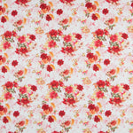 Viscose Faixas Florais Preta - Ribes y Casals