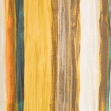 Viscose Faixas Florais Preta - Ribes y Casals