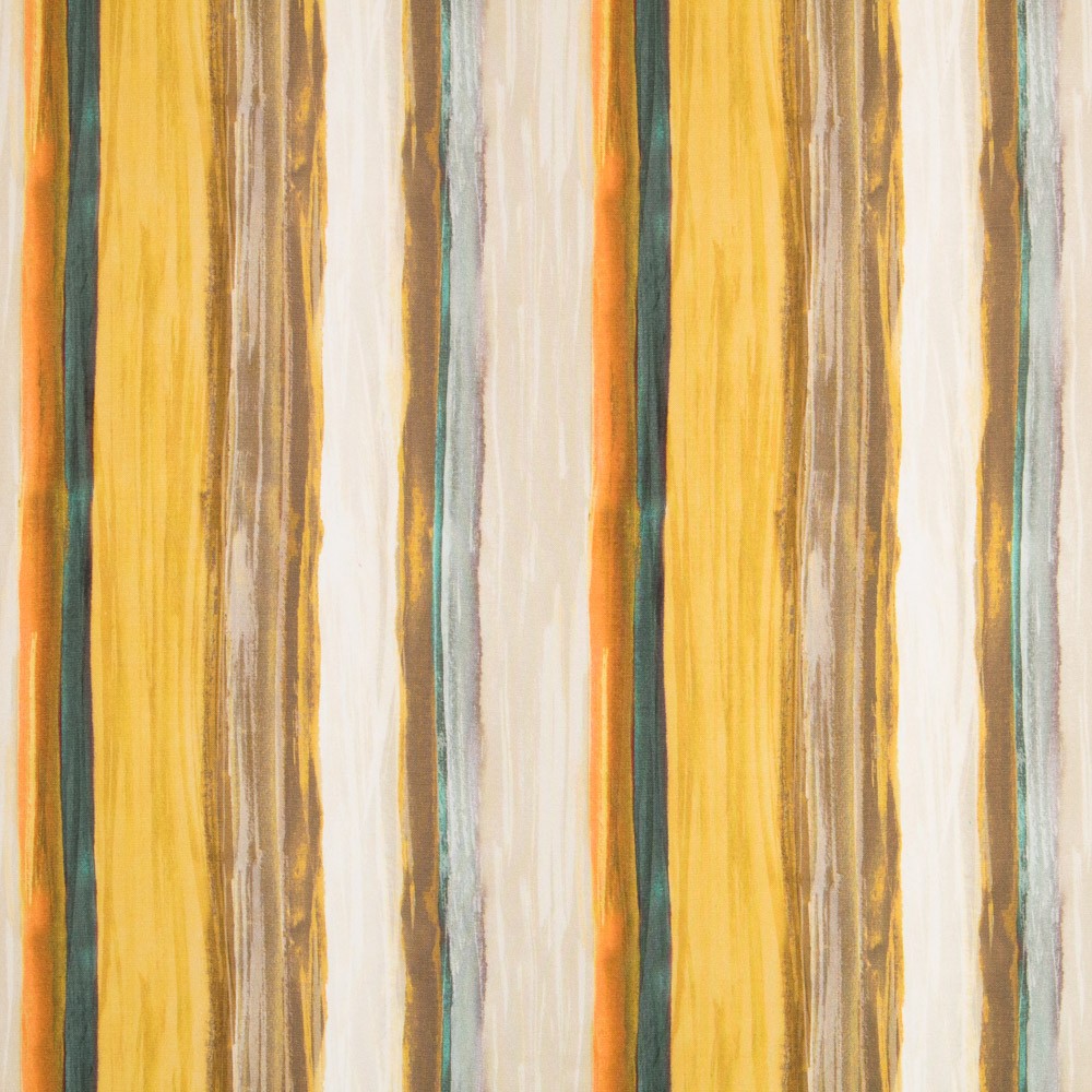 Viscose Faixas Florais Preta - Ribes y Casals