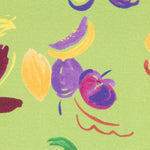 Viscose Faixas Florais Preta - Ribes y Casals