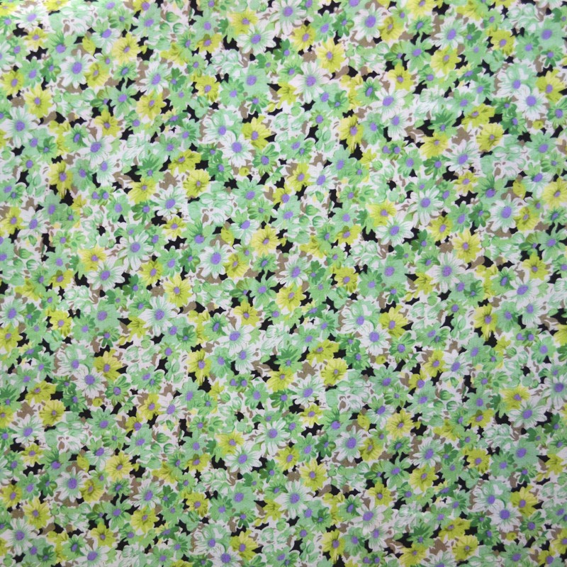 Viscose Flor Verde - Ribes y Casals