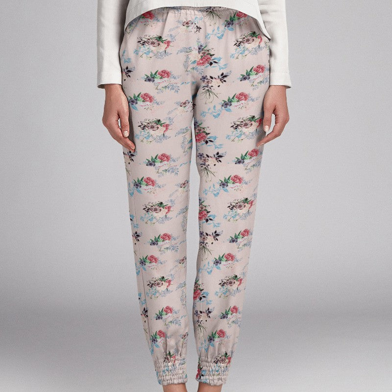 Viscosa Floral Rosa Claro - Ribes y Casals