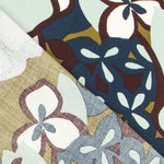 Viscose Floral Verde Militar - Ribes y Casals