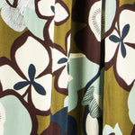 Viscose Floral Verde Militar - Ribes y Casals