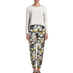 Viscose Floral Verde Militar - Ribes y Casals