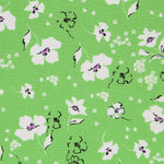 Viscose Florcinhas Verde - Ribes y Casals
