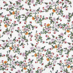 Viscose Flores Cretonne Brancas - Ribes y Casals