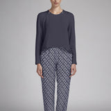 Viscosa Geometrica Azul Marinho - Ribes y Casals