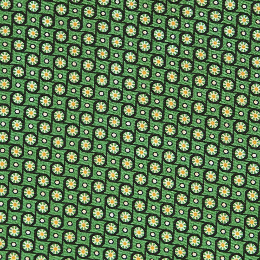 Viscose Geométrica Verde - Ribes y Casals
