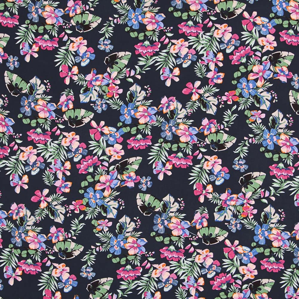 Viscose Hawaii Azul Marinho - Ribes y Casals