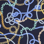 Tecido Viscose Hermés Azul - Ribes y Casals