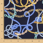 Tecido Viscose Hermés Azul - Ribes y Casals