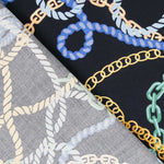 Tecido Viscose Hermés Azul - Ribes y Casals