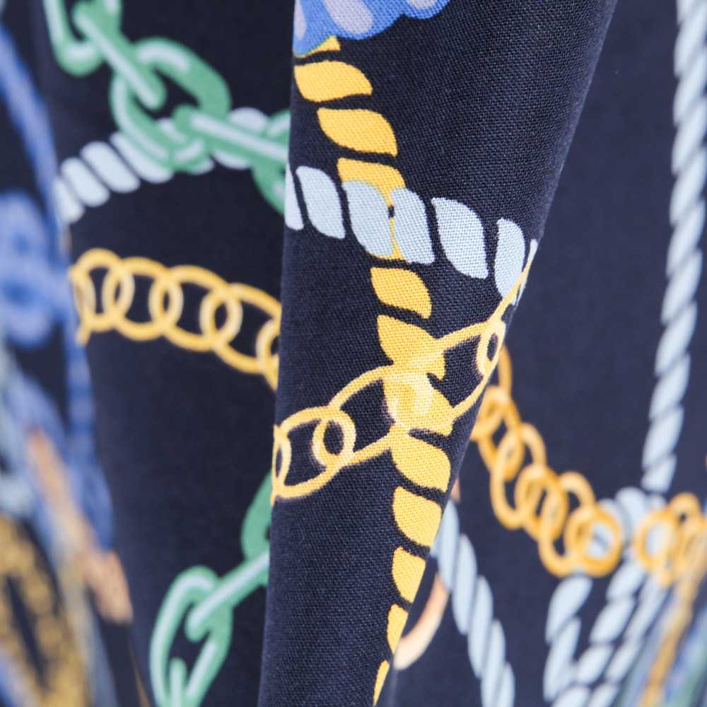 Tecido Viscose Hermés Azul - Ribes y Casals