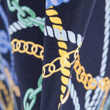 Tecido Viscose Hermés Azul - Ribes y Casals