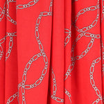 Tecido Viscose Hermés Vermelho - Ribes y Casals