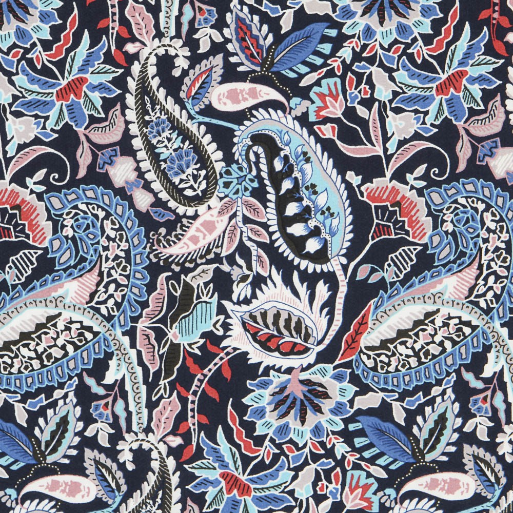 Viscose Kuwait Azul Escuro - Ribes y Casals