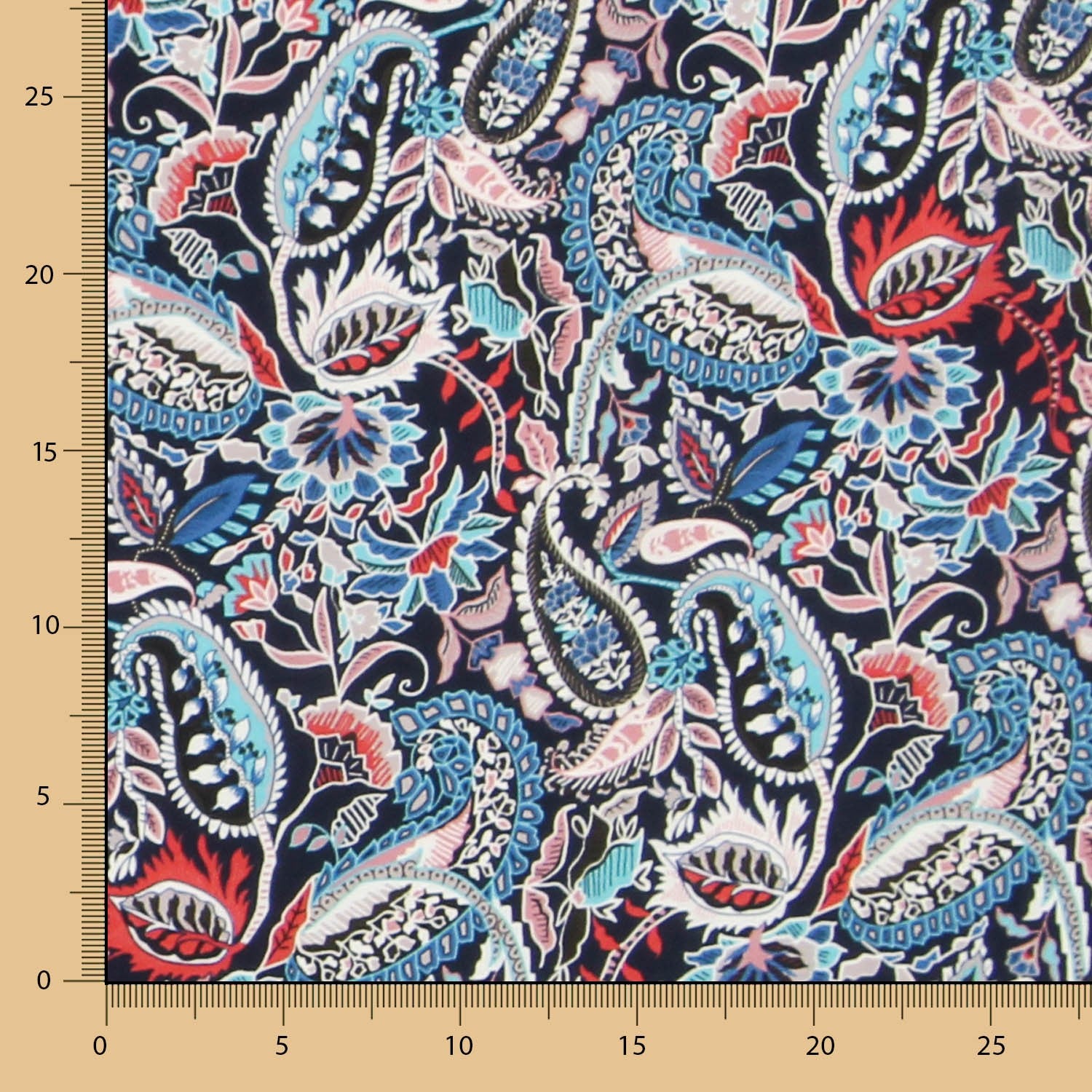 Viscose Kuwait Azul Escuro - Ribes y Casals