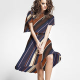 Viscose Listras Diagonais - Ribes y Casals