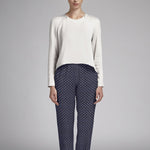 Viscosa Lunares Fundo Navy - Ribes y Casals