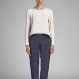 Viscosa Lunares Fundo Navy - Ribes y Casals