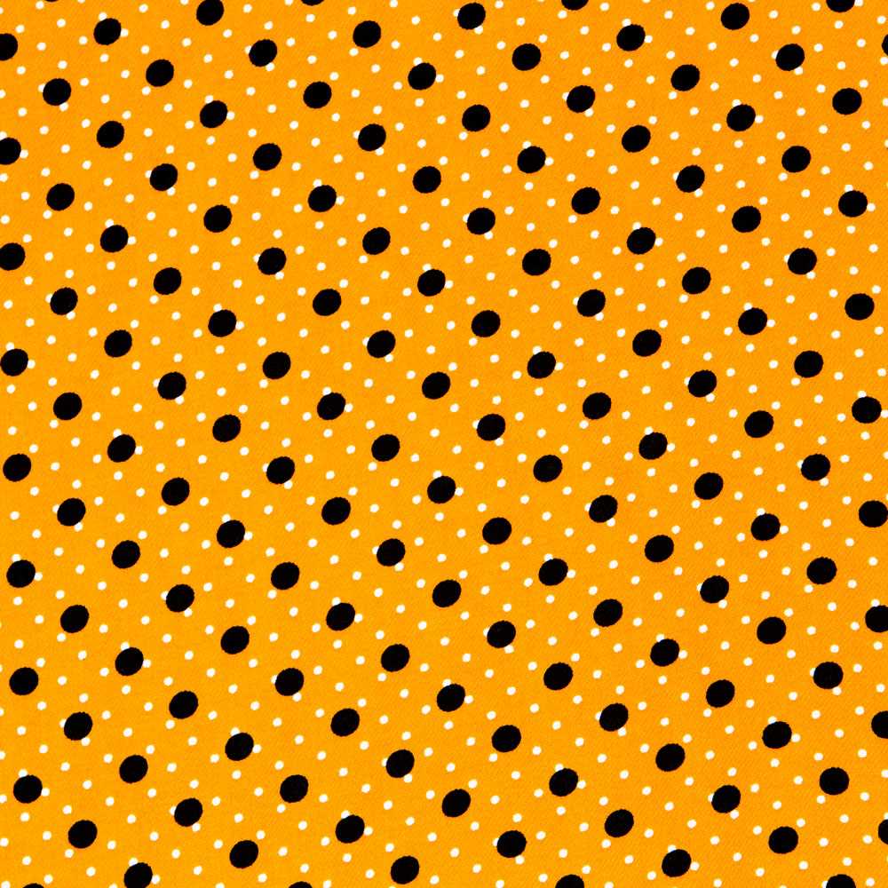 Viscose Bolinhas Ocre - Ribes y Casals