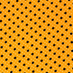 Viscose Bolinhas Ocre - Ribes y Casals