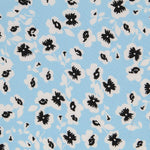 Viscose Margaridas Azul Claro - Ribes y Casals