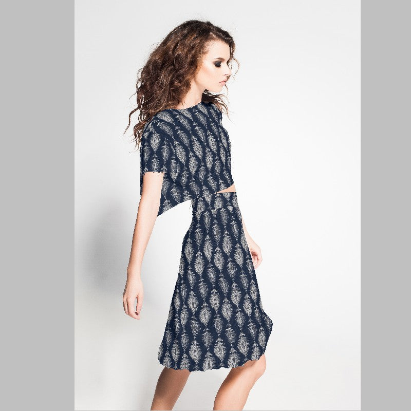 Viscosa Cachemir Azul Marinho - Ribes y Casals