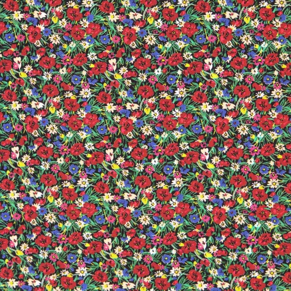 Tecido Viscose Holandês Vermelho - Ribes y Casals