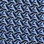 Tecido de Viscose Blocks Azul Royal - Ribes y Casals