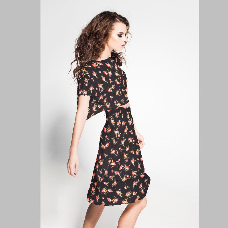 Viscosa Prado Flor Vermelha - Ribes y Casals