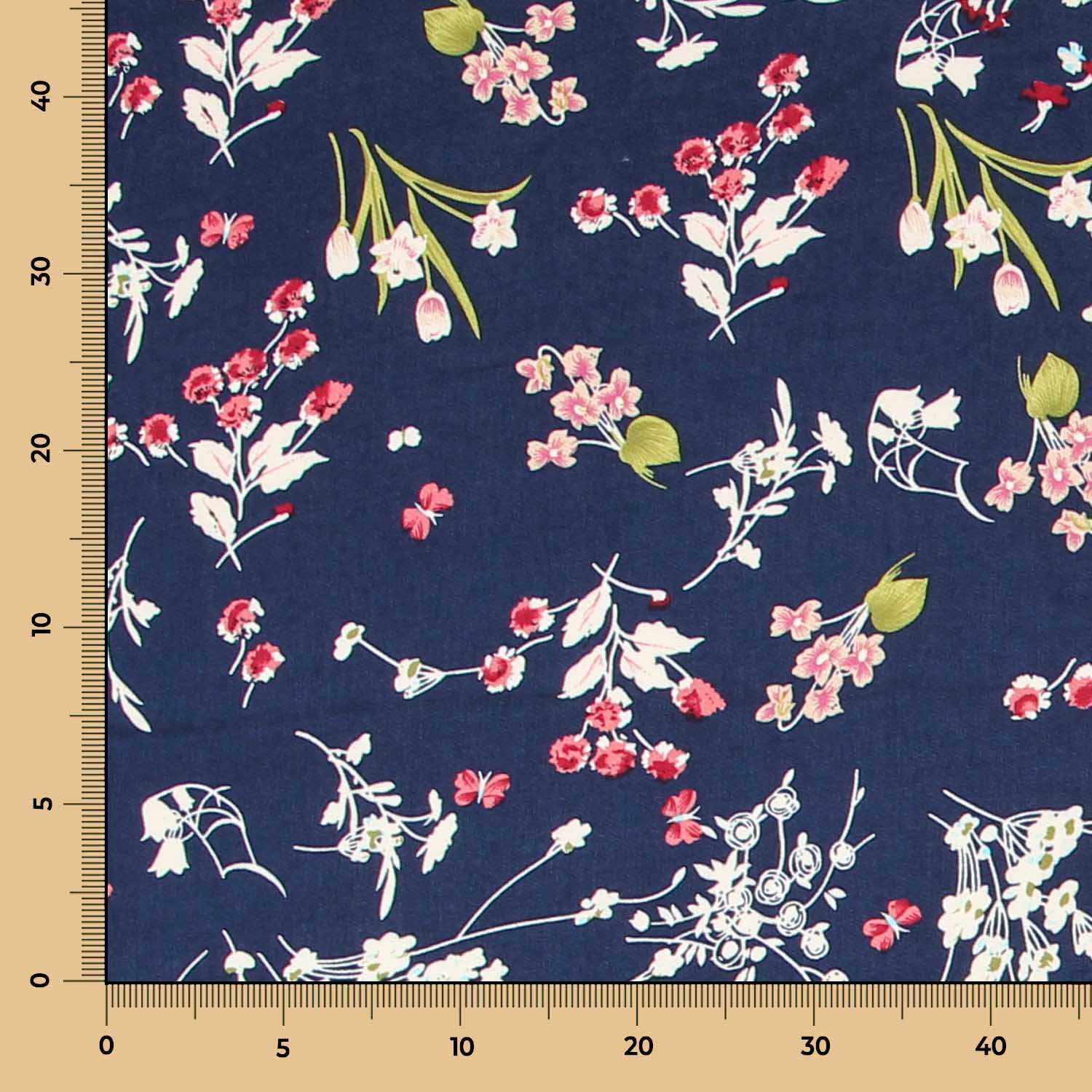 Viscose Vintage Azul - Ribes y Casals