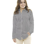 Viscose Riscas Castanhas - Ribes y Casals