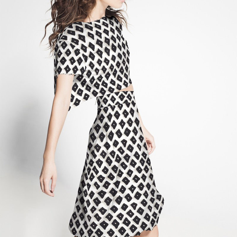 Viscosa rhombuses pretos - Ribes y Casals