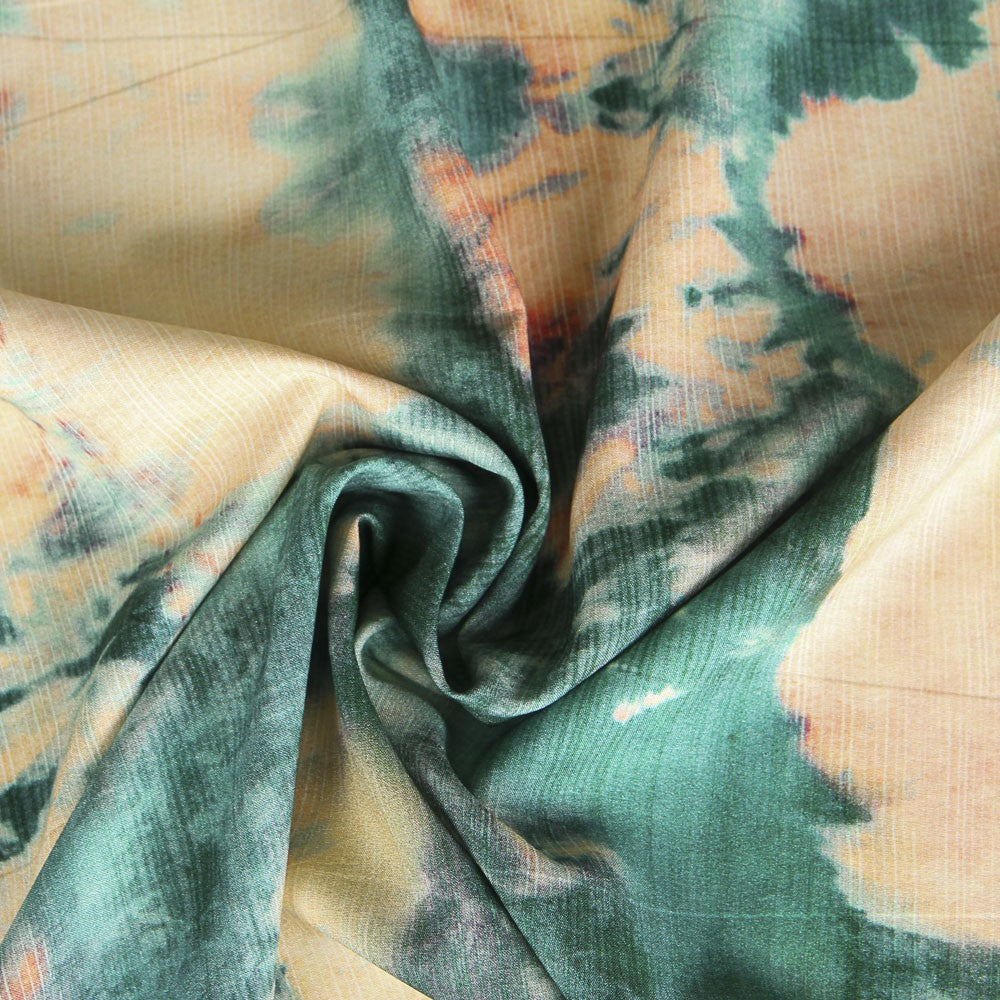 Viscose Tie Dye Verde - Ribes y Casals