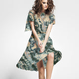 Viscose Tie Dye Verde - Ribes y Casals