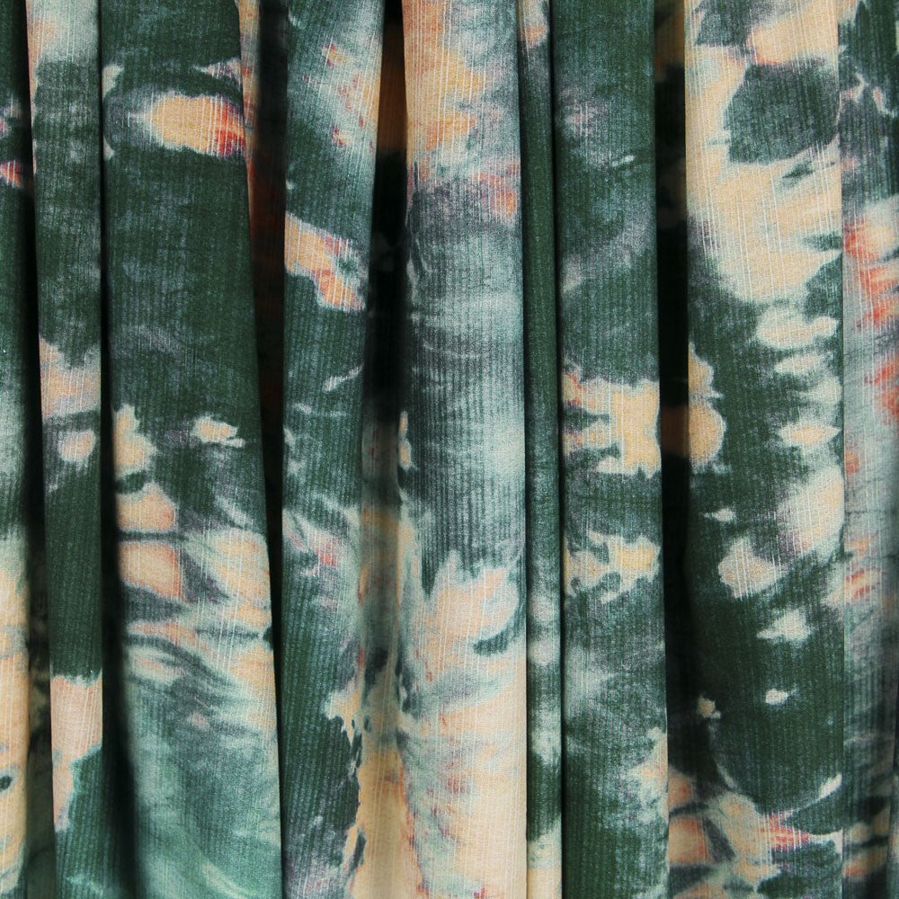 Viscose Tie Dye Verde - Ribes y Casals