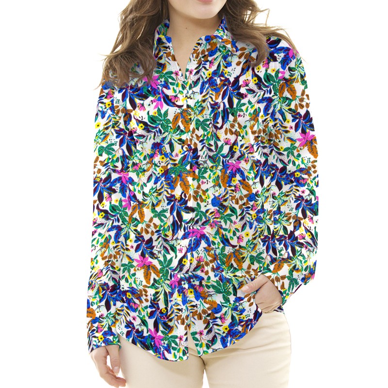 Viscose Tropical Branca - Ribes y Casals