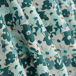 Viscose Flores Menta - Ribes y Casals