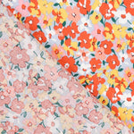 Viscose Floral Coral - Ribes y Casals