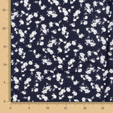 Viscose Flores Marinho - Ribes y Casals