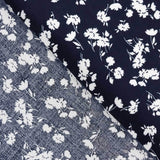 Viscose Flores Marinho - Ribes y Casals