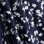 Viscose Flores Marinho - Ribes y Casals