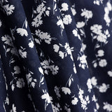 Viscose Flores Marinho - Ribes y Casals