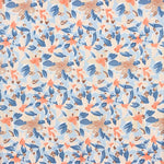 Viscose Maxi Flor Denim Azul - Ribes y Casals