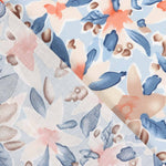 Viscose Maxi Flor Denim Azul - Ribes y Casals