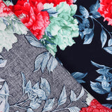 Viscose Flores Cravos - Ribes y Casals