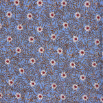 Viscosa Floral Azul Denim - Ribes y Casals