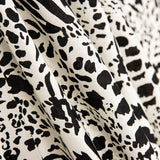 Viscose Animal Print Branco - Ribes y Casals